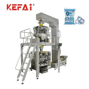 KEFAI آٹومیٹک ملٹی ہیڈ ویجر VFFS پیکنگ مشین ICE کیوب