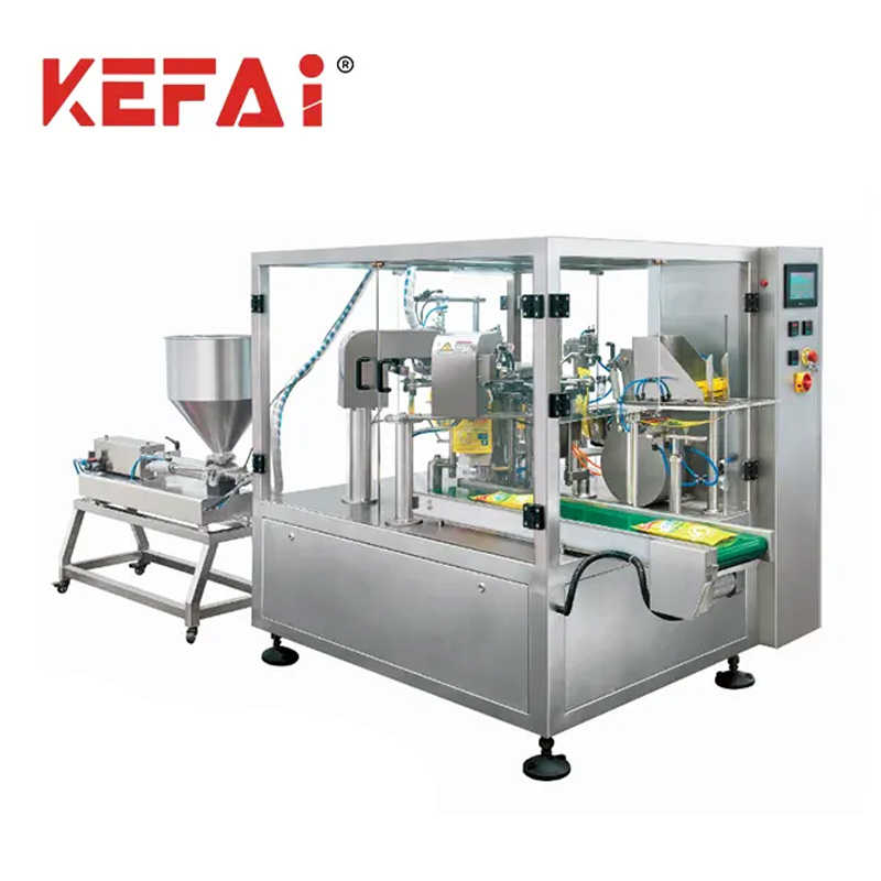 KEFAI پرمیڈ اسپاؤٹ پاؤچ پیکنگ مشین